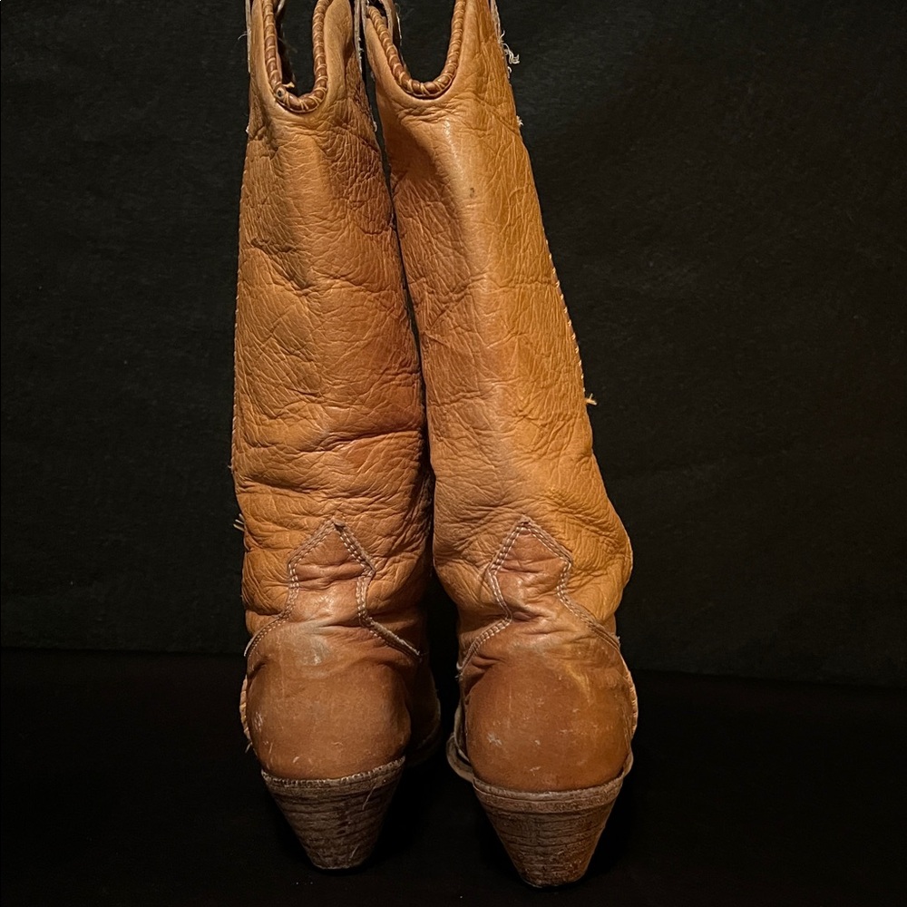 Zodiac Women's Tan Cowboy Boots - Picture 6 of 15